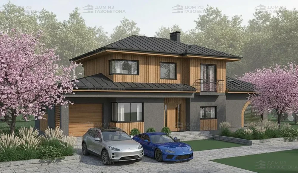 Проект Двухэтажный дом 9 на 20, 189 м2