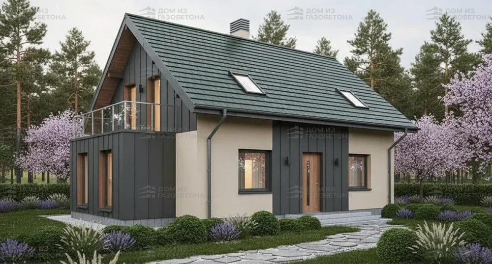 Проект Двухэтажный дом 15 на 10, 172 м2