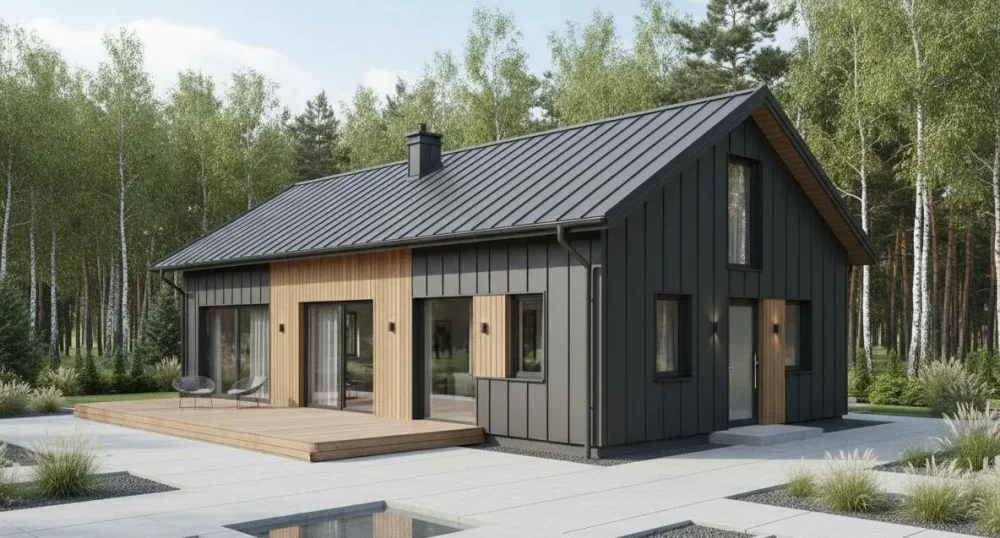 Проект Одноэтажный дом 9 на 15, 105 м2