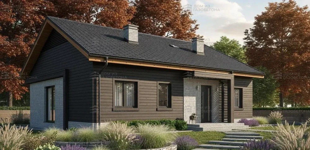 Проект Одноэтажный дом 12 на 14, 116 м2