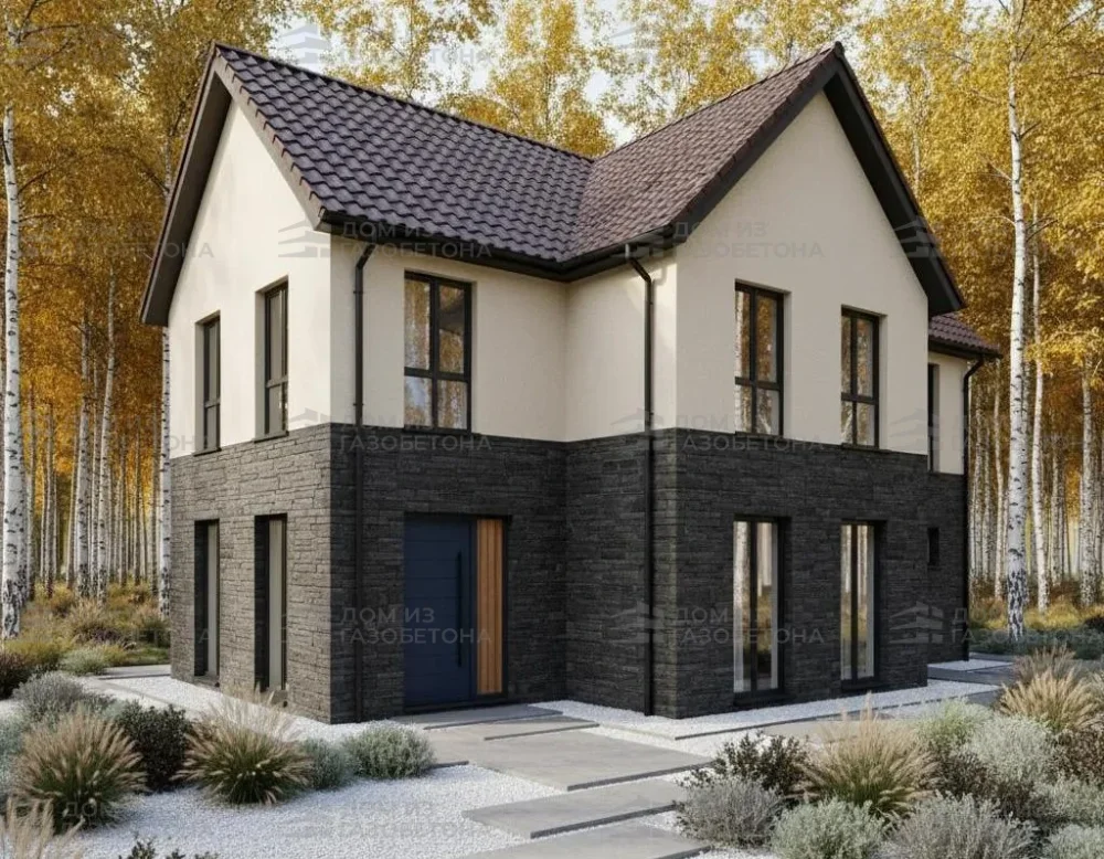 Проект Одноэтажный дом 11 на 12, 87 м2