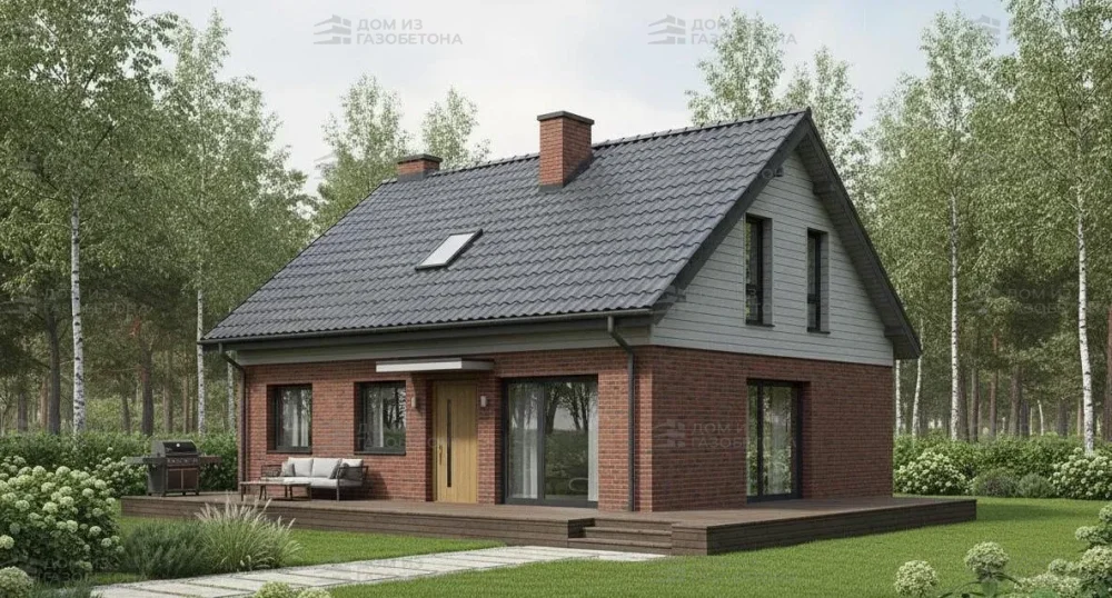 Проект Двухэтажный дом 11 на 10, 139 м2