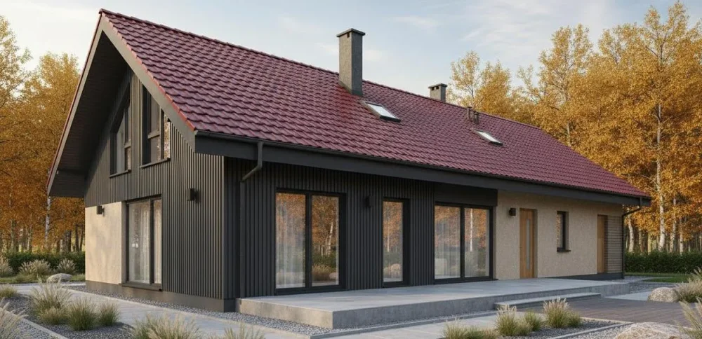 Проект Двухэтажный дом 19 на 10, 226 м2